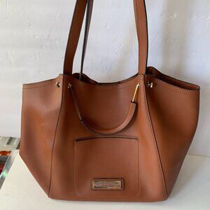 MARC NEW YORK ANDREW MARC BROWN LARGE LEATHER BAG